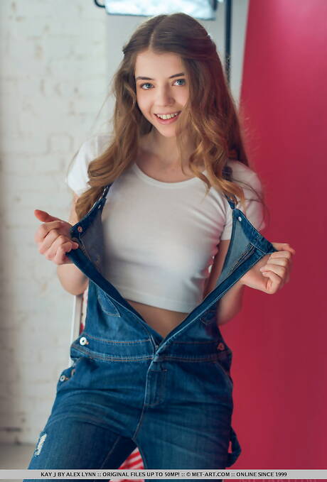 Met Art pleased to share with you a free photo gallery with Kay J unveiling superb form